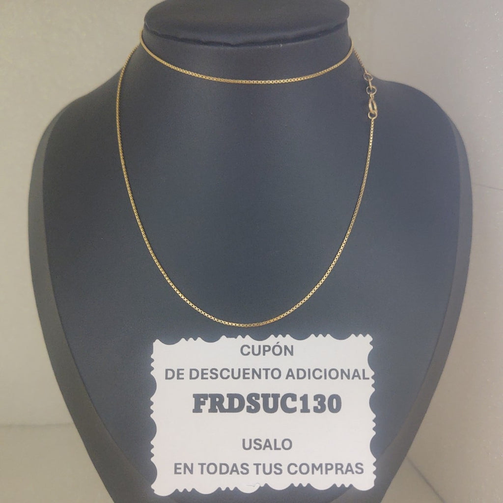 CADENA VENECIANA 2.3G 55 CM (NUEVO)