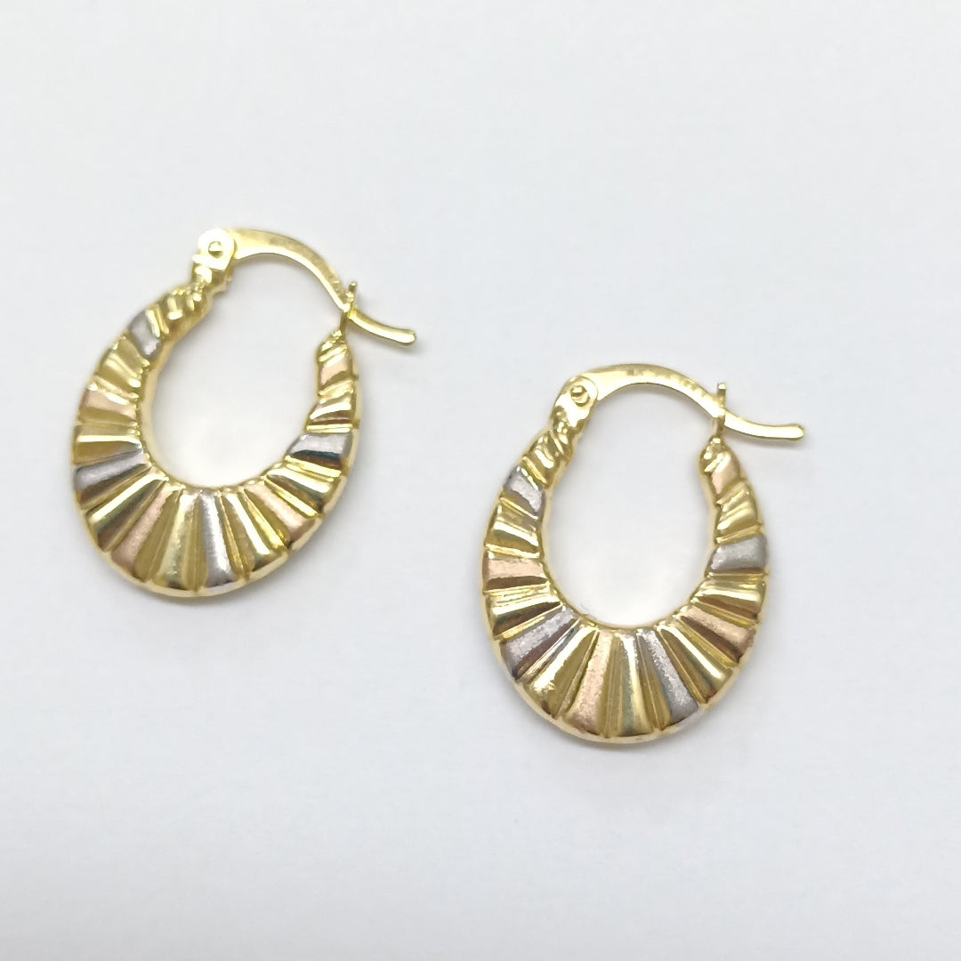 ARRACADAS ORO 14K 1.5 (NUEVO)