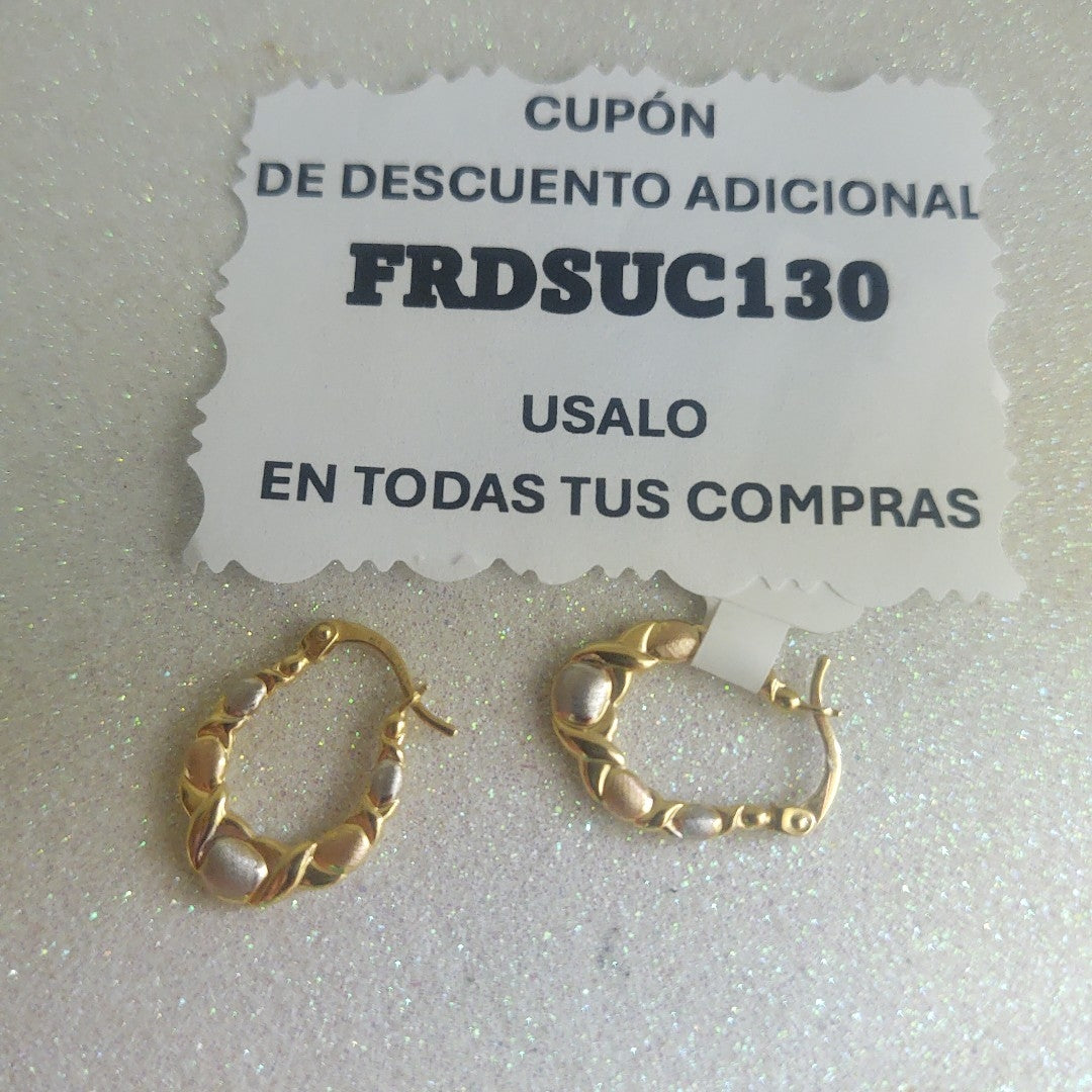 ARRACADAS ORO 14K 1.2 (NUEVO)