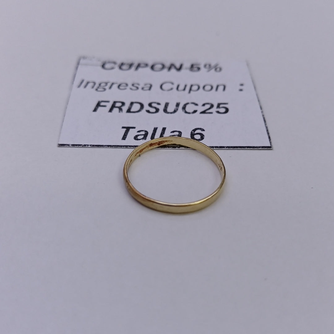 ARGOLLA ORO 10 K 0.8 GRMS (SEMINUEVO)