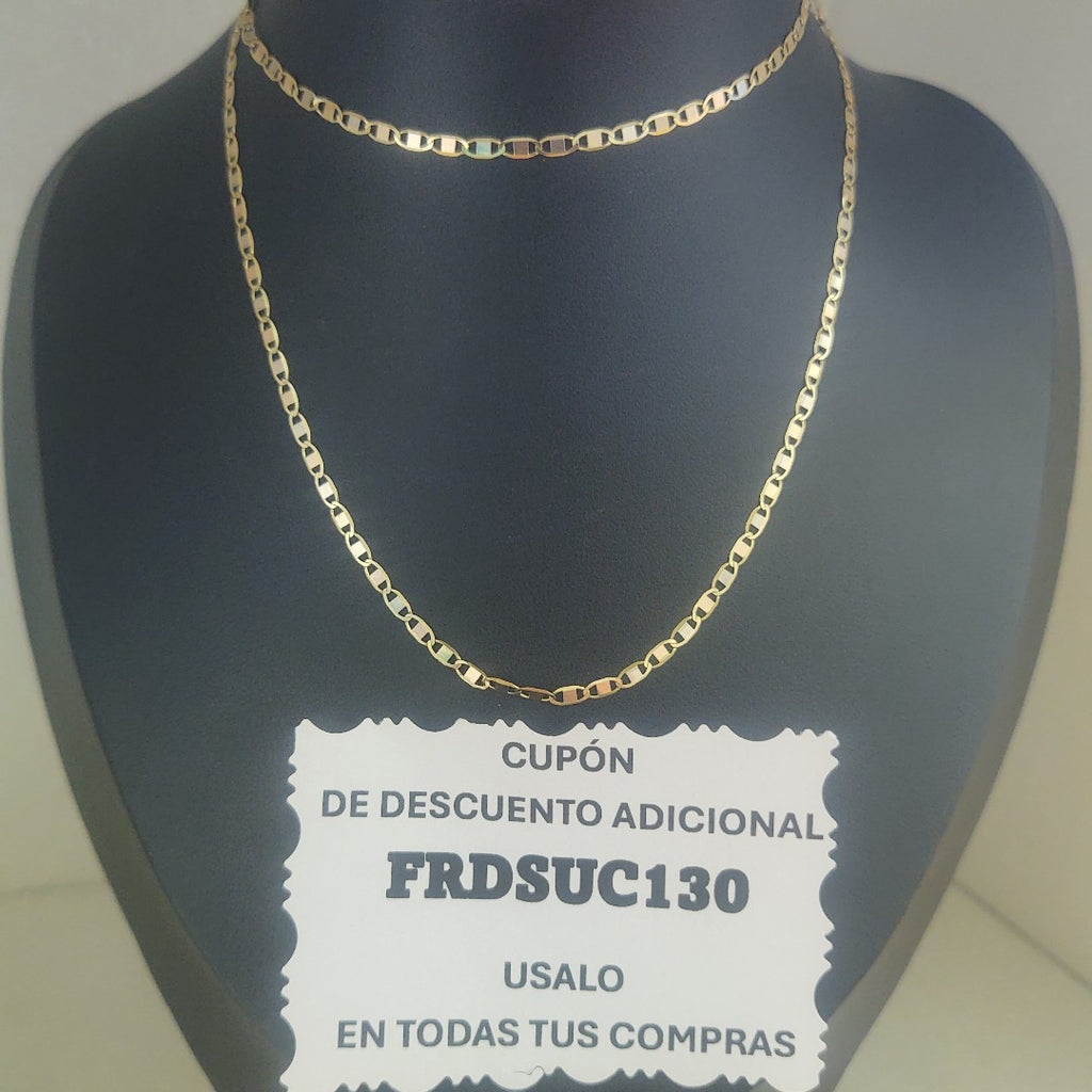CADENAS GUCHI ORO 14K 55 CM 3.3 GR (NUEVO)
