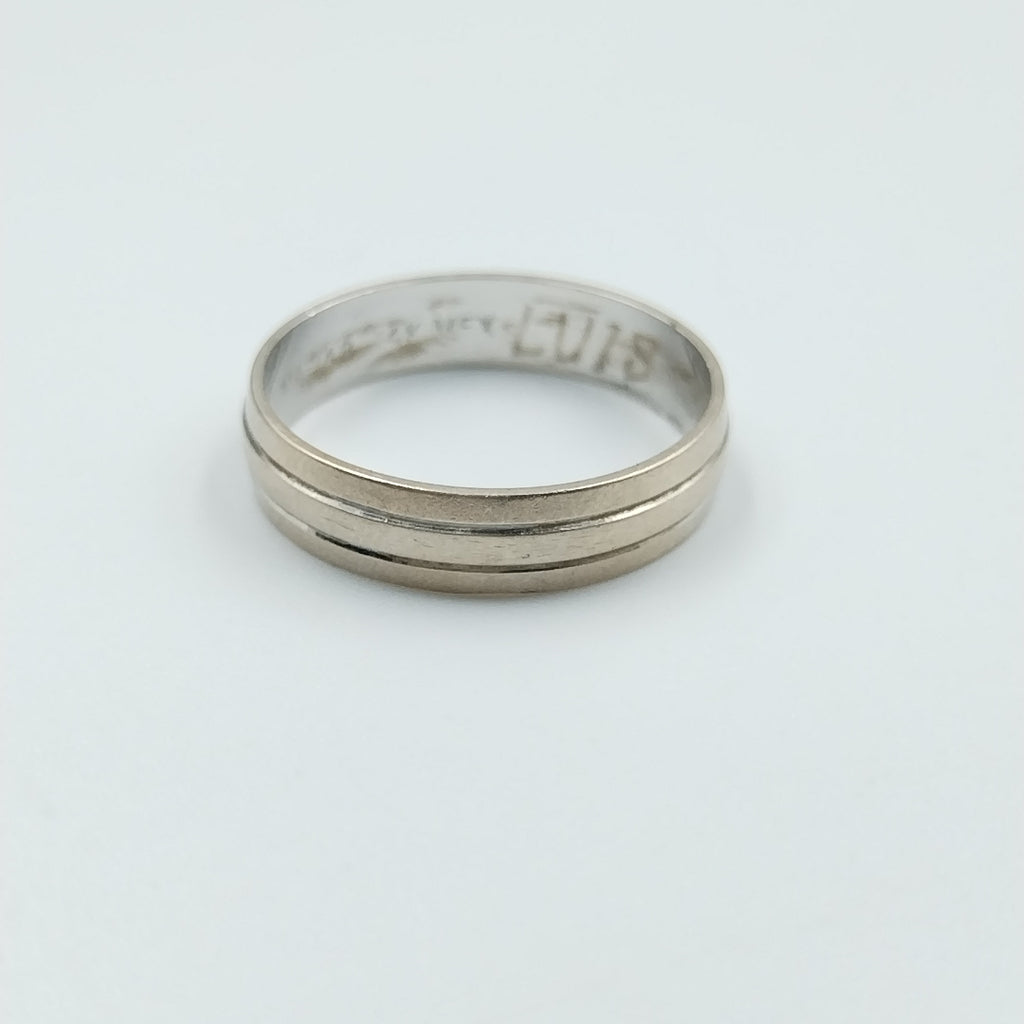 ARGOLLA ORO BLANCO 14 K 1.5 GRMS (SEMINUEVO)