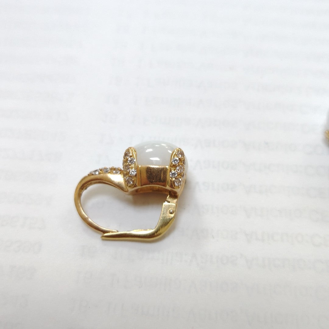 ARETES PAR ORO 18 K 14,20 GRMS (SEMINUEVO)