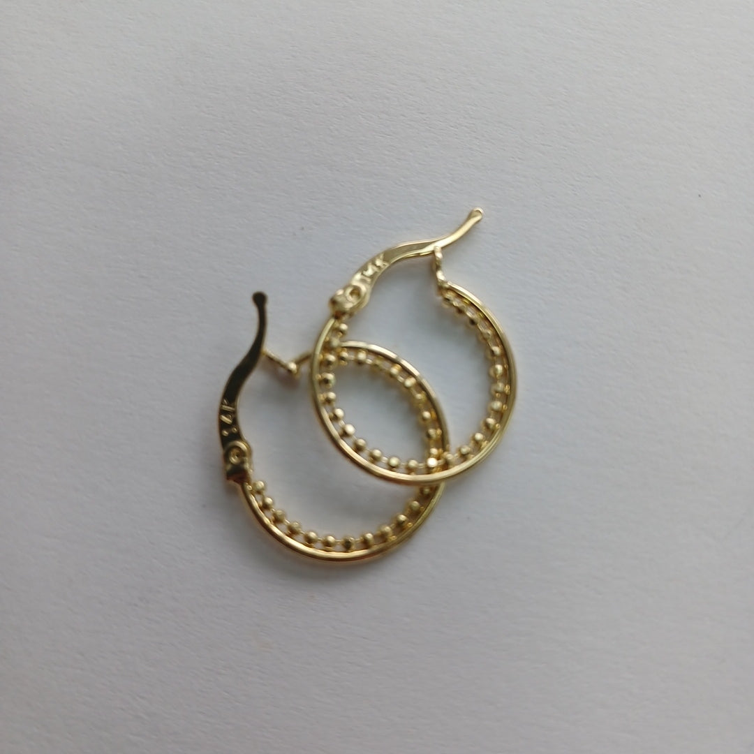 ARRACADAS ORO 14K 1.7 (NUEVO)
