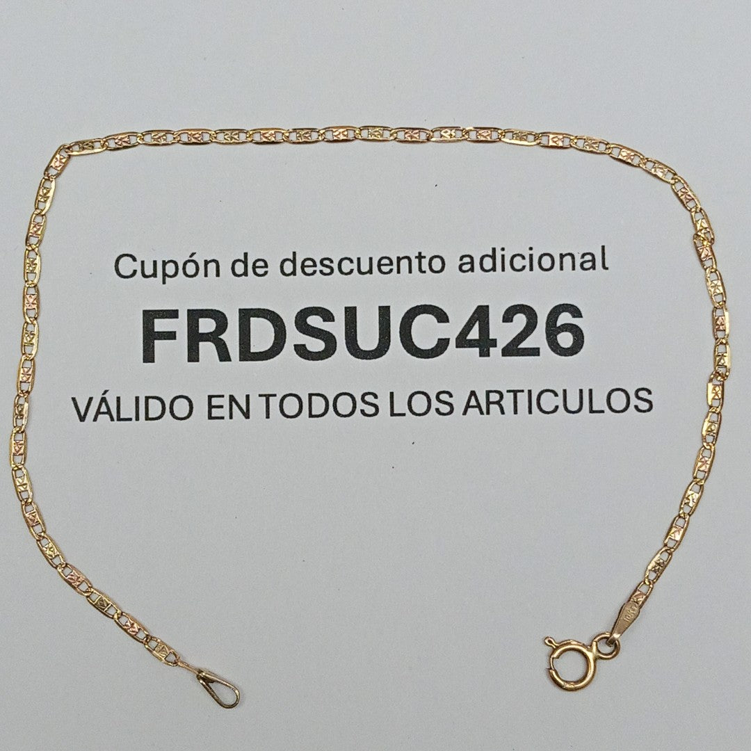 PULSERA ORO 10 K 0.9 GRMS (SEMINUEVO)