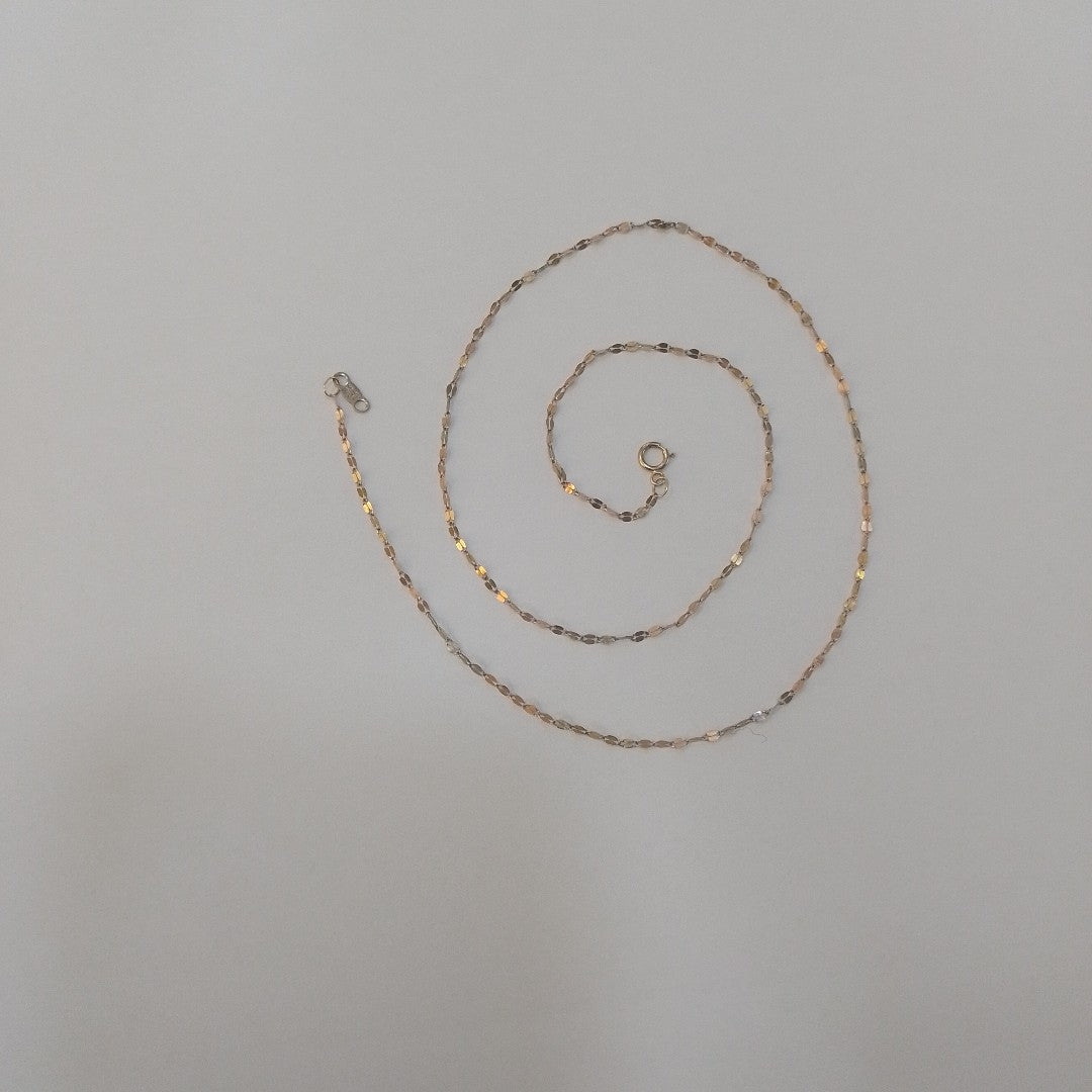 CADENA ORO, ORO COMBINADO 10 K 0.9 GRMS (SEMINUEVO)