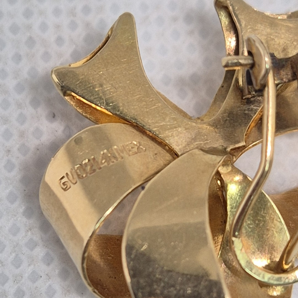ARETES PAR ORO 14 K 6 GRMS (SEMINUEVO)