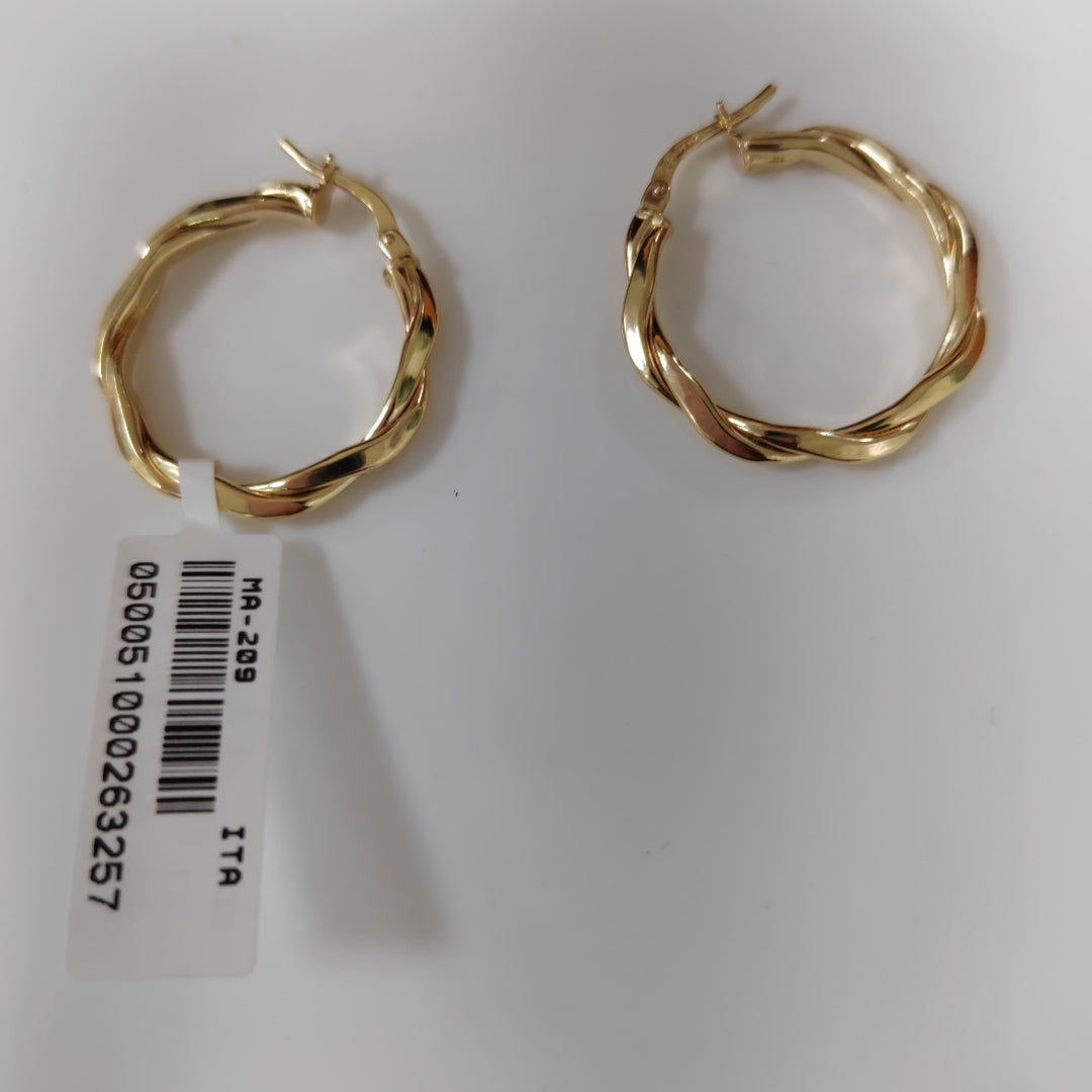 ARRACADAS ORO 14K 2 (NUEVO)
