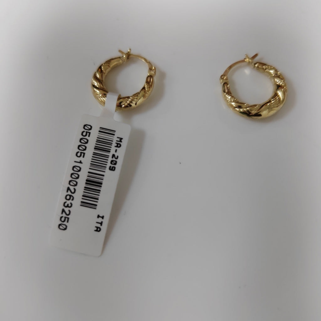 ARRACADAS ORO 10K 0.8 (NUEVO)