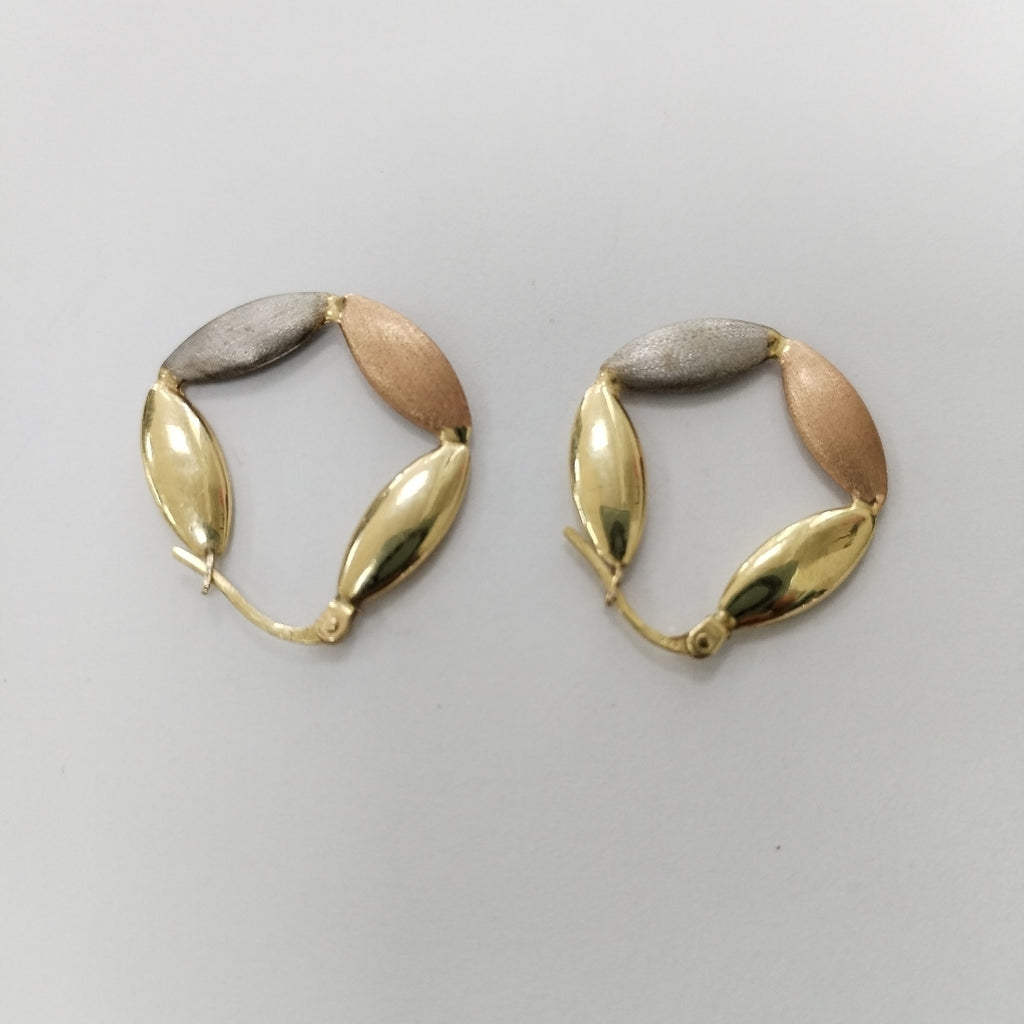 ARRACADAS PAR ORO 14 K 1,40 GRMS (SEMINUEVO)