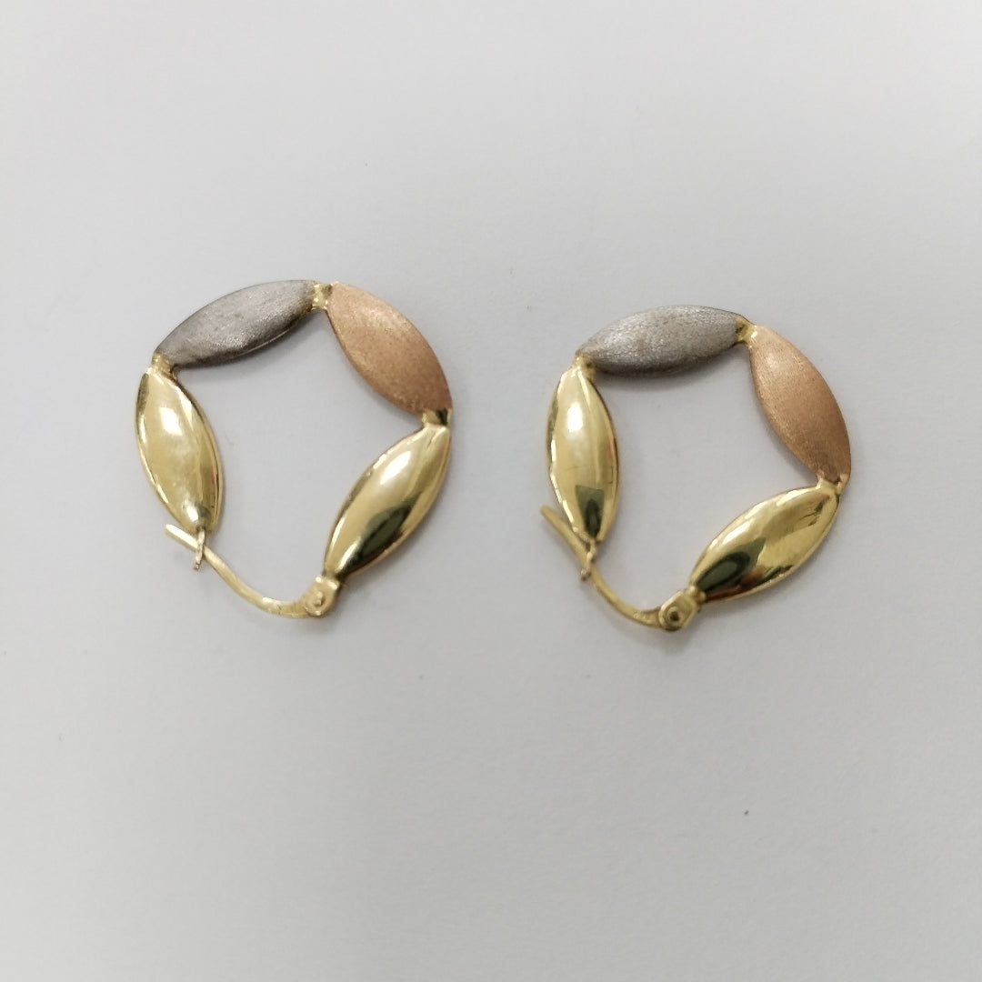 ARRACADAS PAR ORO 14 K 1,40 GRMS (SEMINUEVO)