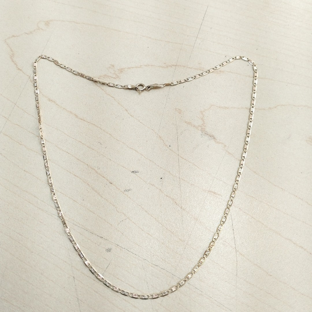 CADENA ORO COMBINADO 14 K 2.3 GRMS (SEMINUEVO)