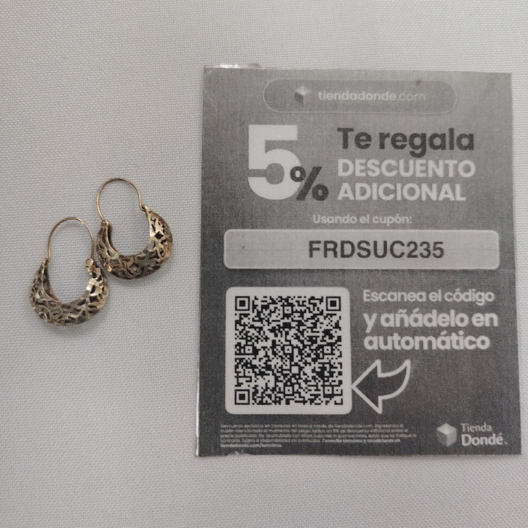 ARETES PAR ORO 8 K 1,60 GRMS (SEMINUEVO)
