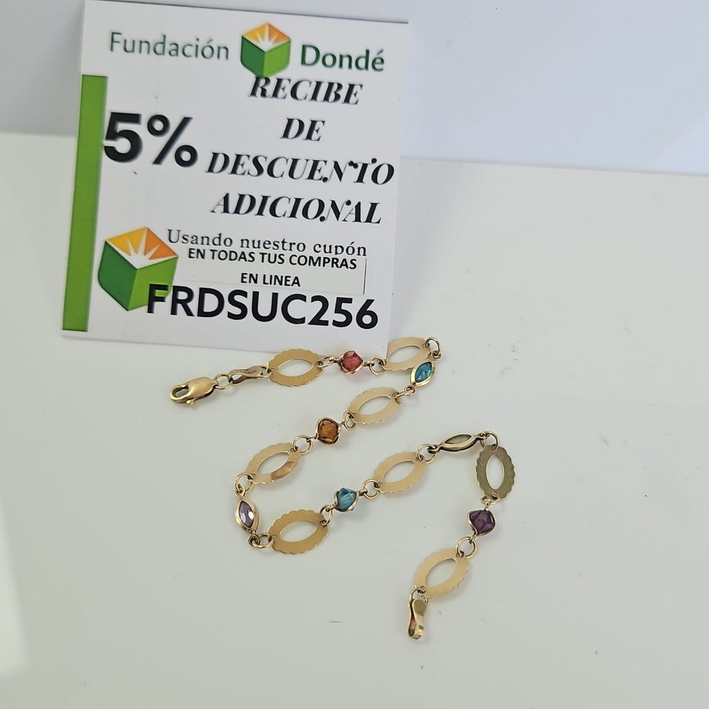 PULSERA ORO 14 K 2.8 GRMS (SEMINUEVO)