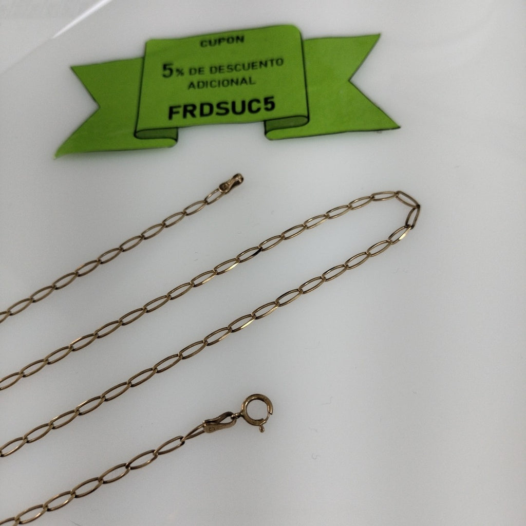 CADENA ORO 10 K 3.4 GRMS (SEMINUEVO)
