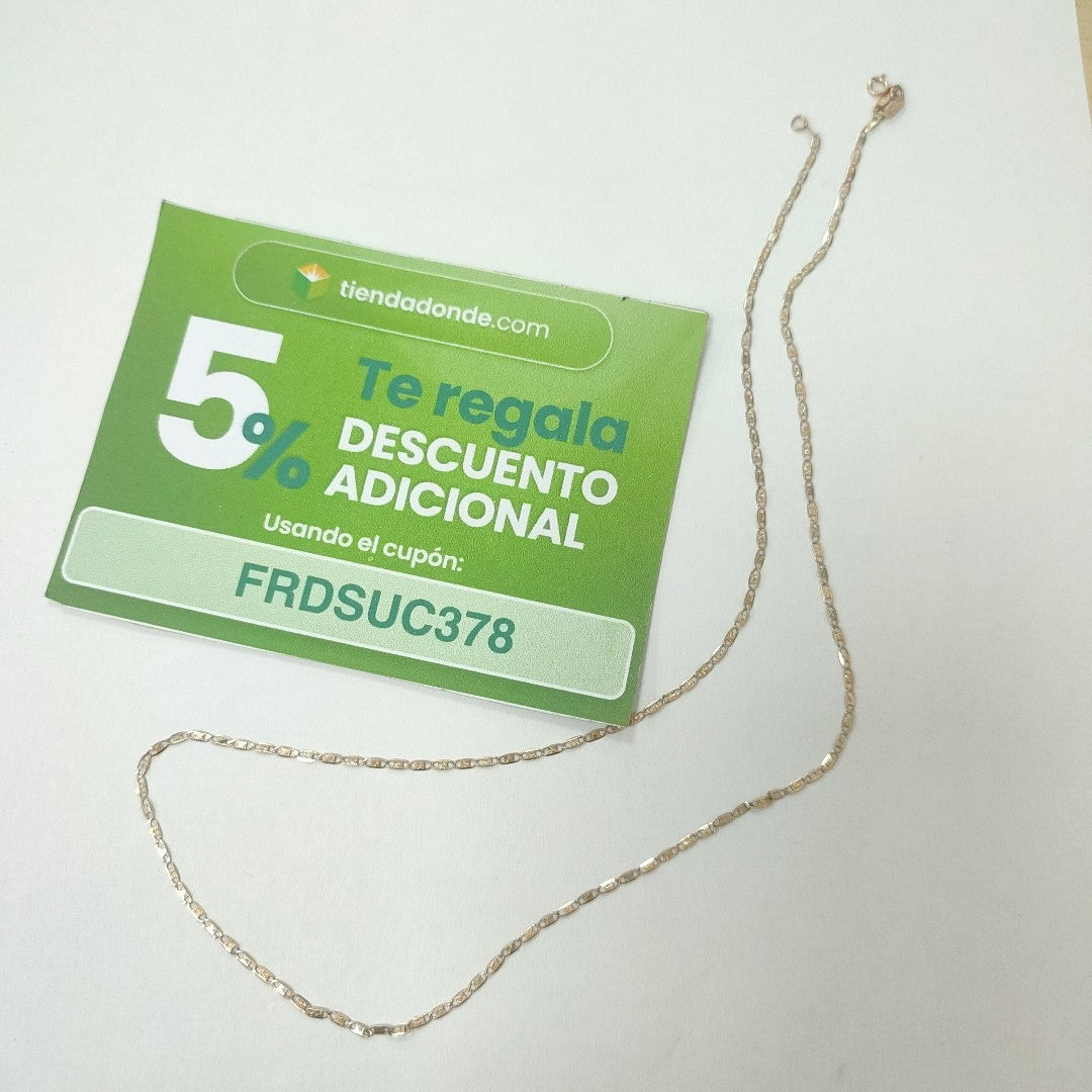 CADENA ORO 14 K 1.7 GRMS (SEMINUEVO)