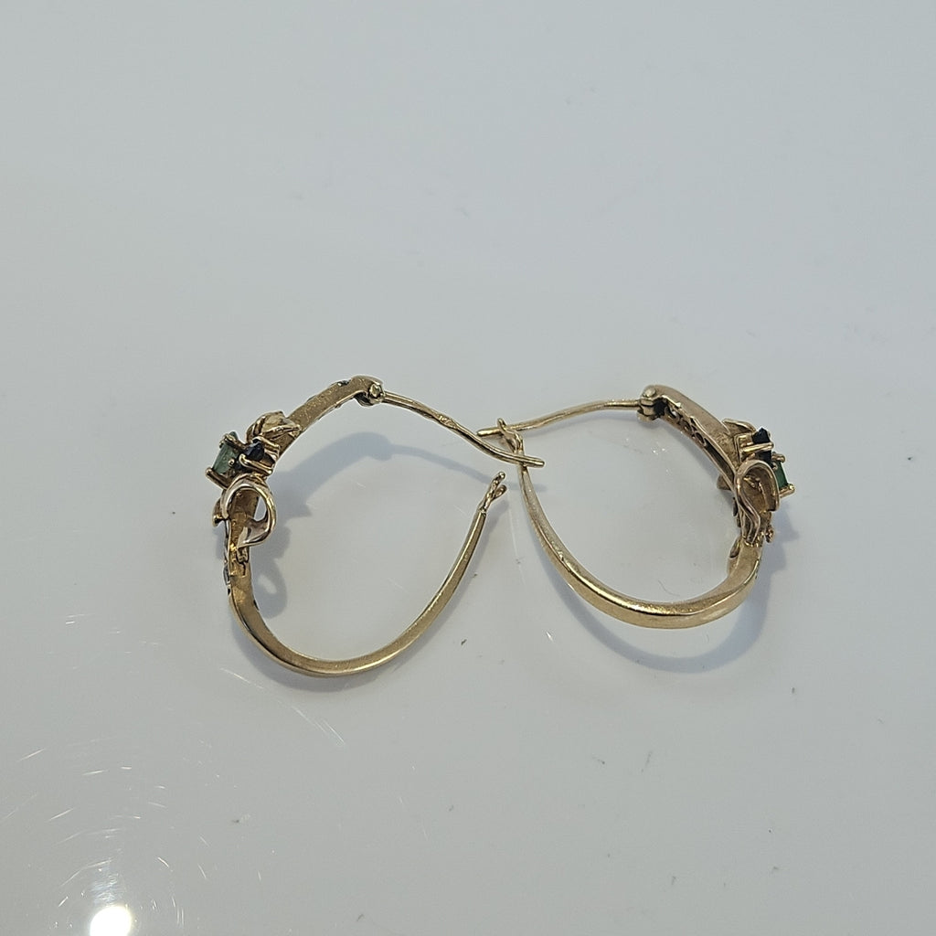 ARETES PAR ORO 8 K 4.3 GRMS (SEMINUEVO)