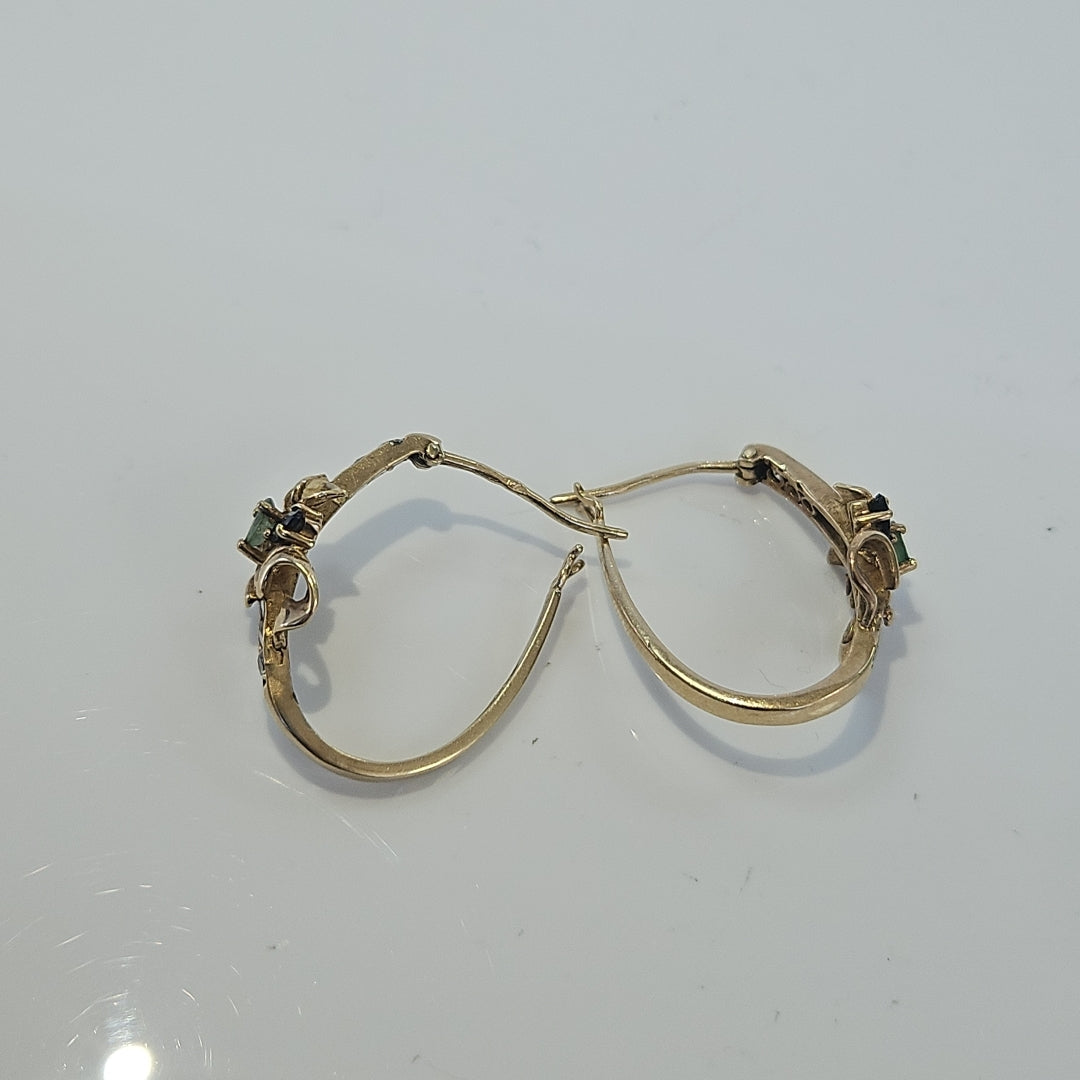 ARETES PAR ORO 8 K 4.3 GRMS (SEMINUEVO)