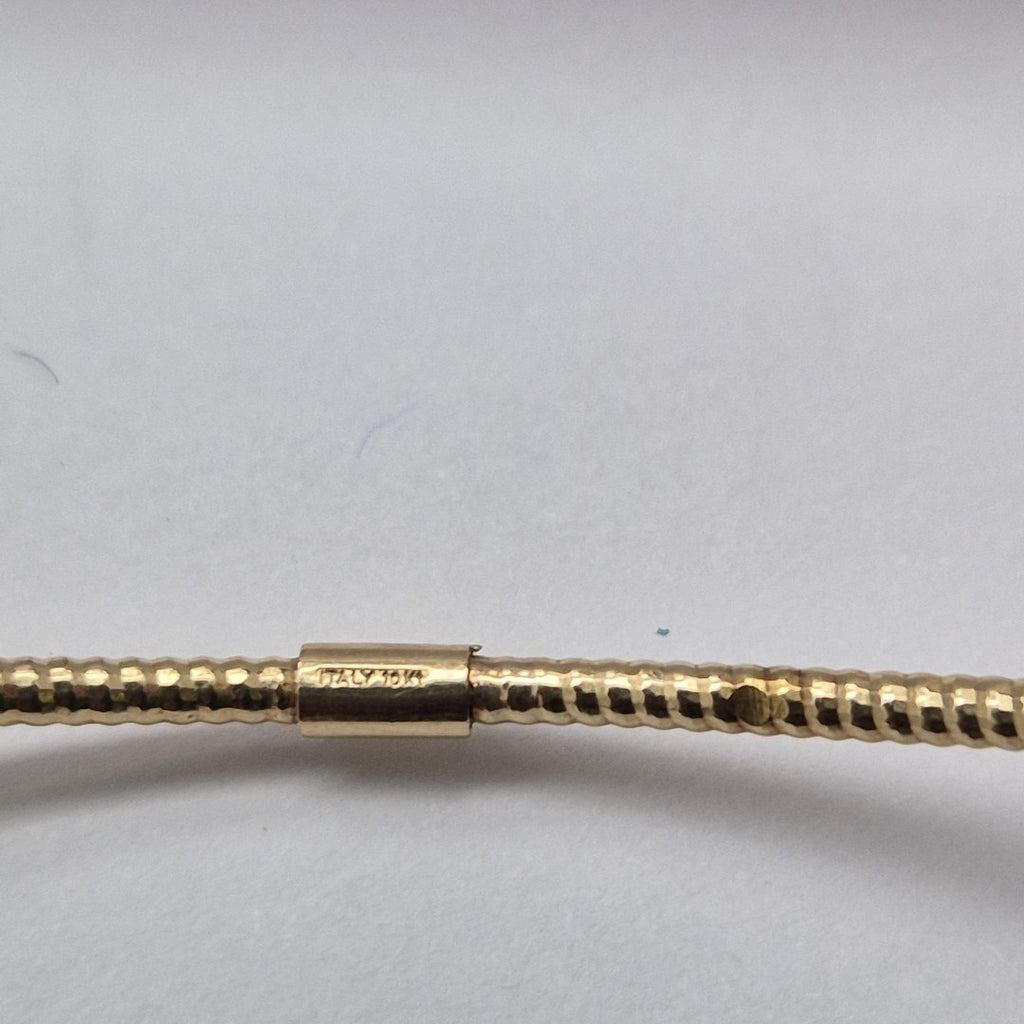 PULSERA RIGIDA ORO 10 K 6.5 GRMS (SEMINUEVO)