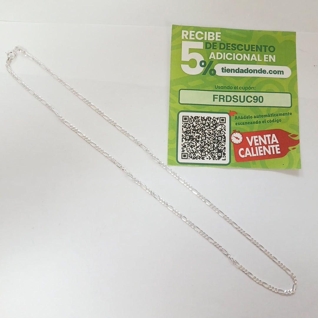 CADENA 3X1 PLATA .925 50 CM 4.22 GR (NUEVO)