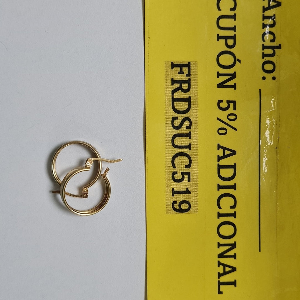 ARRACADAS PAR ORO 14 K 2.1 GRMS (SEMINUEVO)