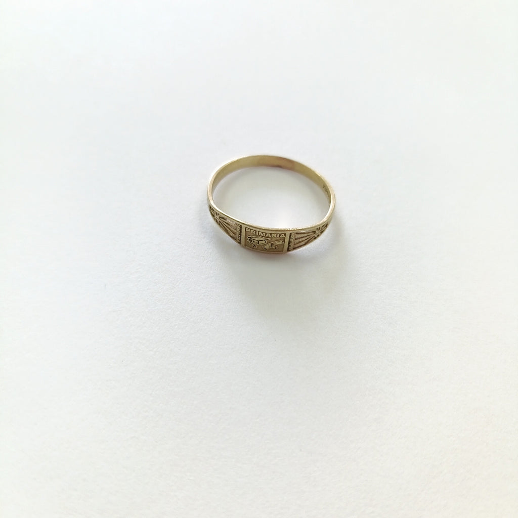 ANILLO DE GRADUACIÓN ORO 8 K 1,20 GRMS (SEMINUEVO)