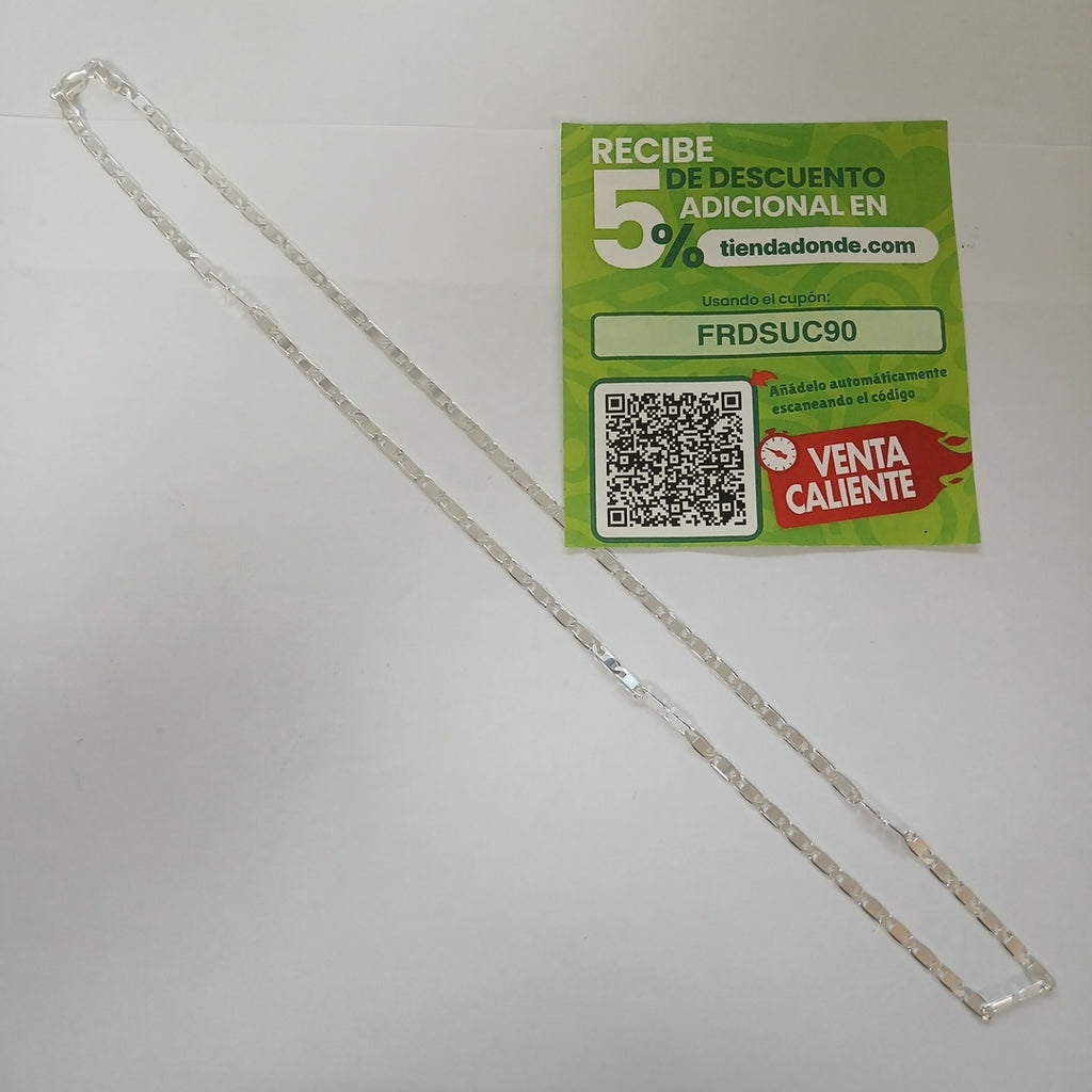 CADENA GUCHI PLATA .925 60 CM 10.53 GR (NUEVO)