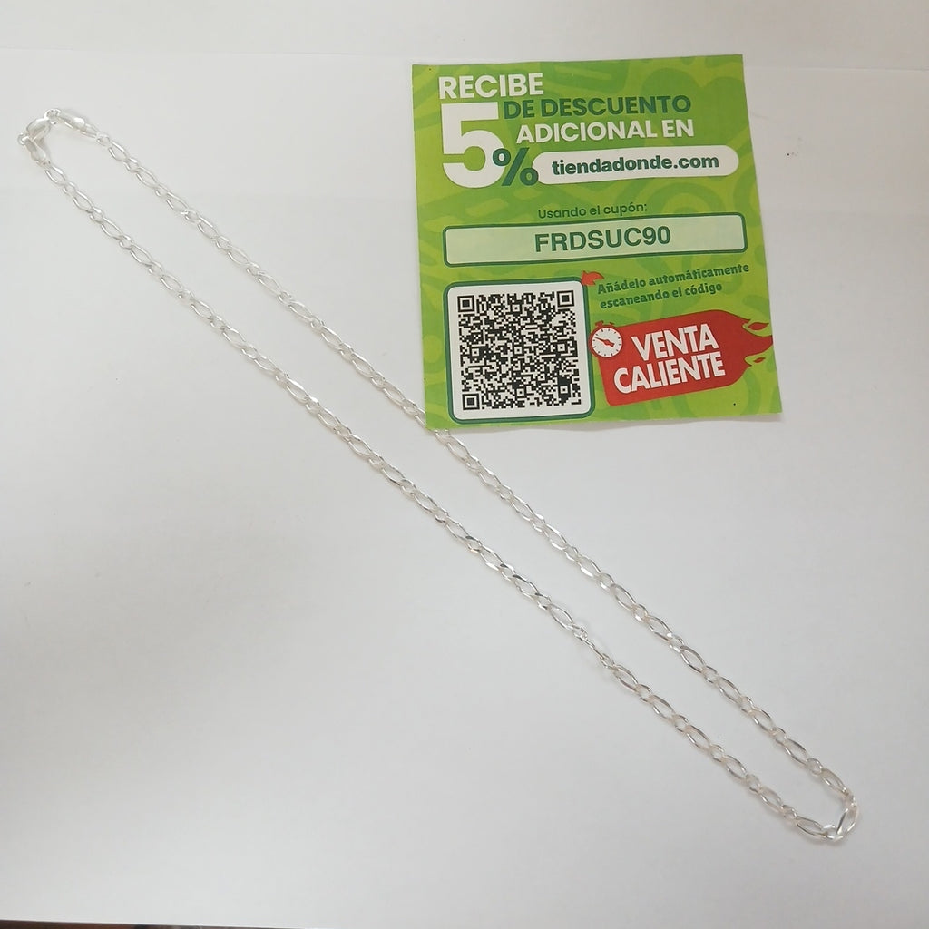 CADENA 1X1 PLATA .925 55 CM 6.62 GR (NUEVO)