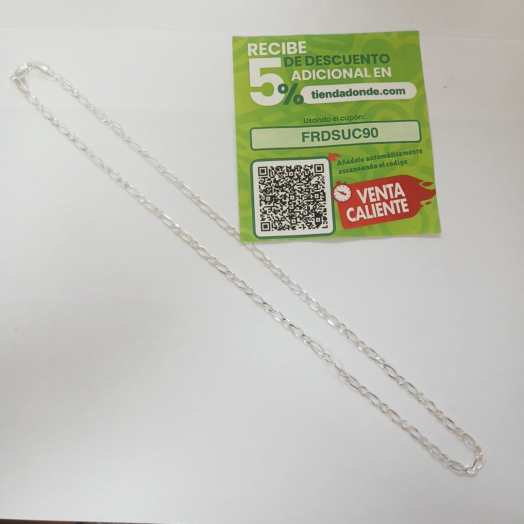 CADENA 1X1 PLATA .925 55 CM 6.62 GR (NUEVO)