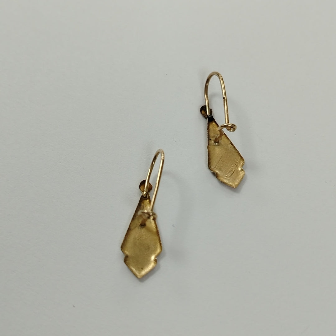 ARETES PAR ORO 10 K 1 GRMS (SEMINUEVO)