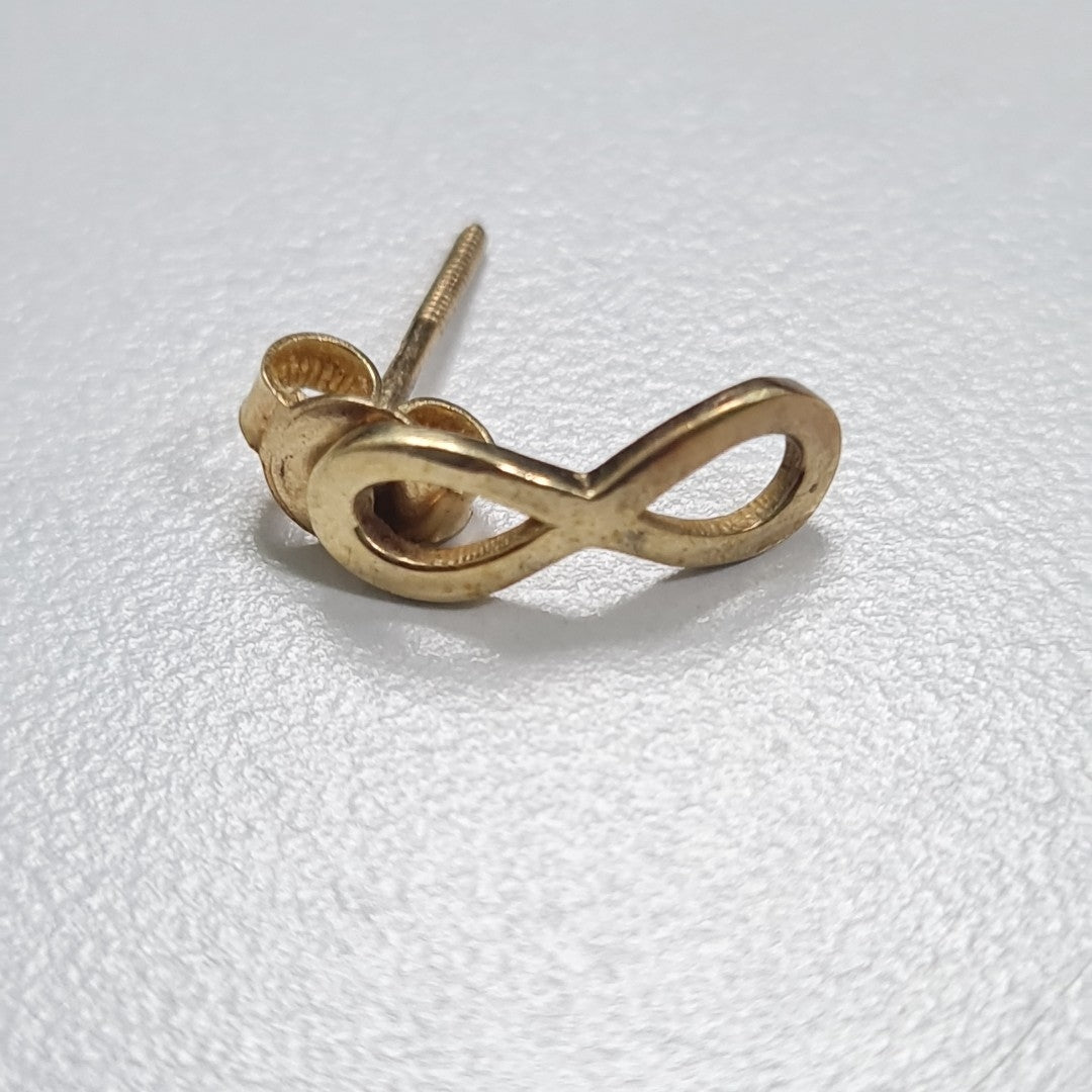 ARETES PAR ORO 14 K 1 GRMS (SEMINUEVO)