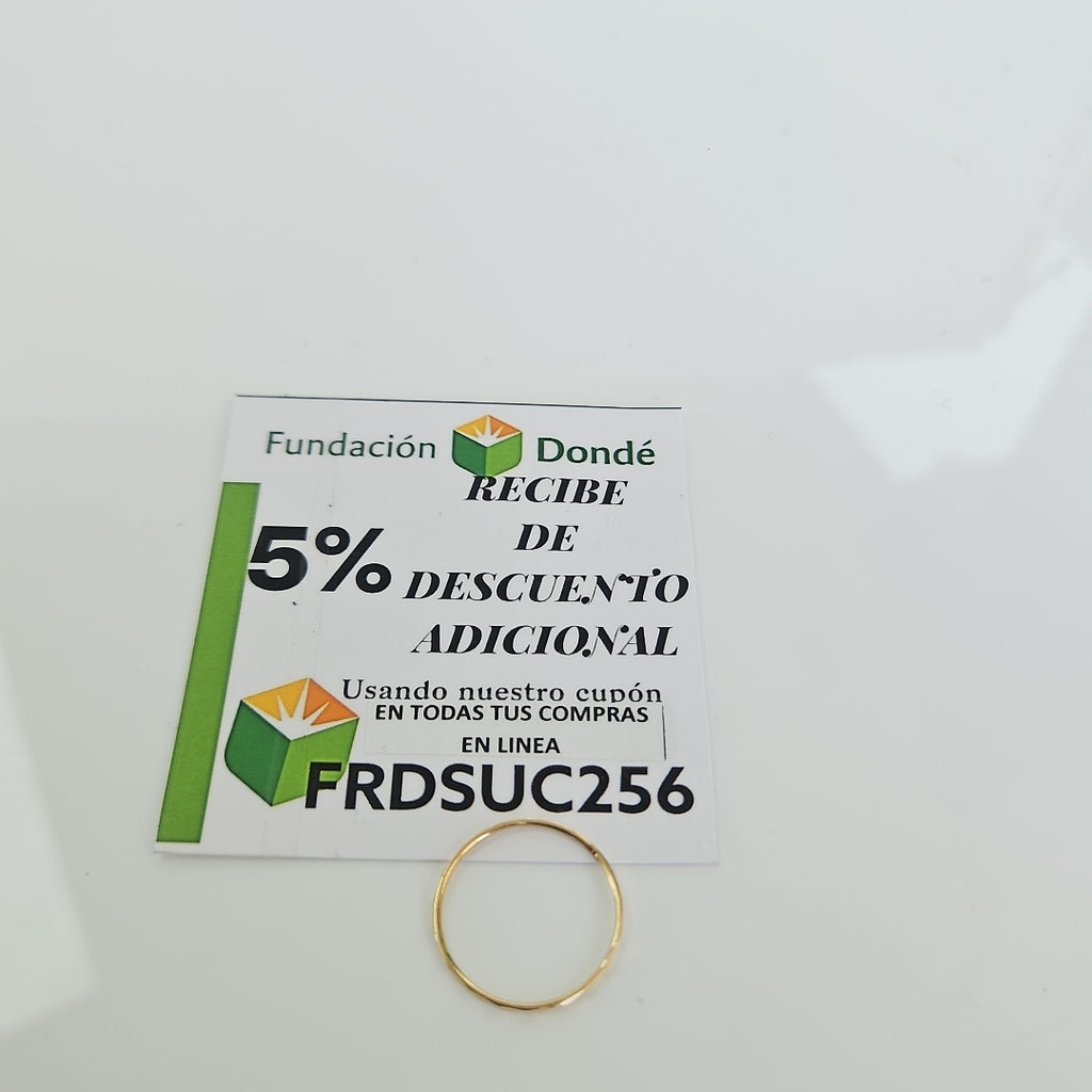 ANILLITO ORO 8 K 0,50 GRMS (SEMINUEVO)