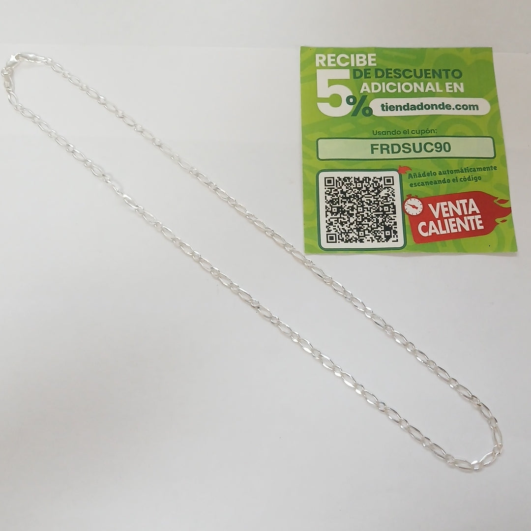 CADENA 1X1 PLATA .925 55 CM 6.62 GR (NUEVO)