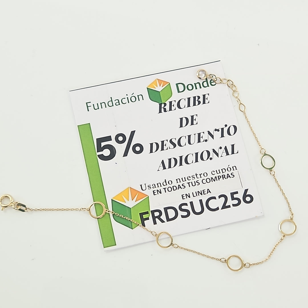 PULSERAS DAMA ORO 14K 0.9 (NUEVO)
