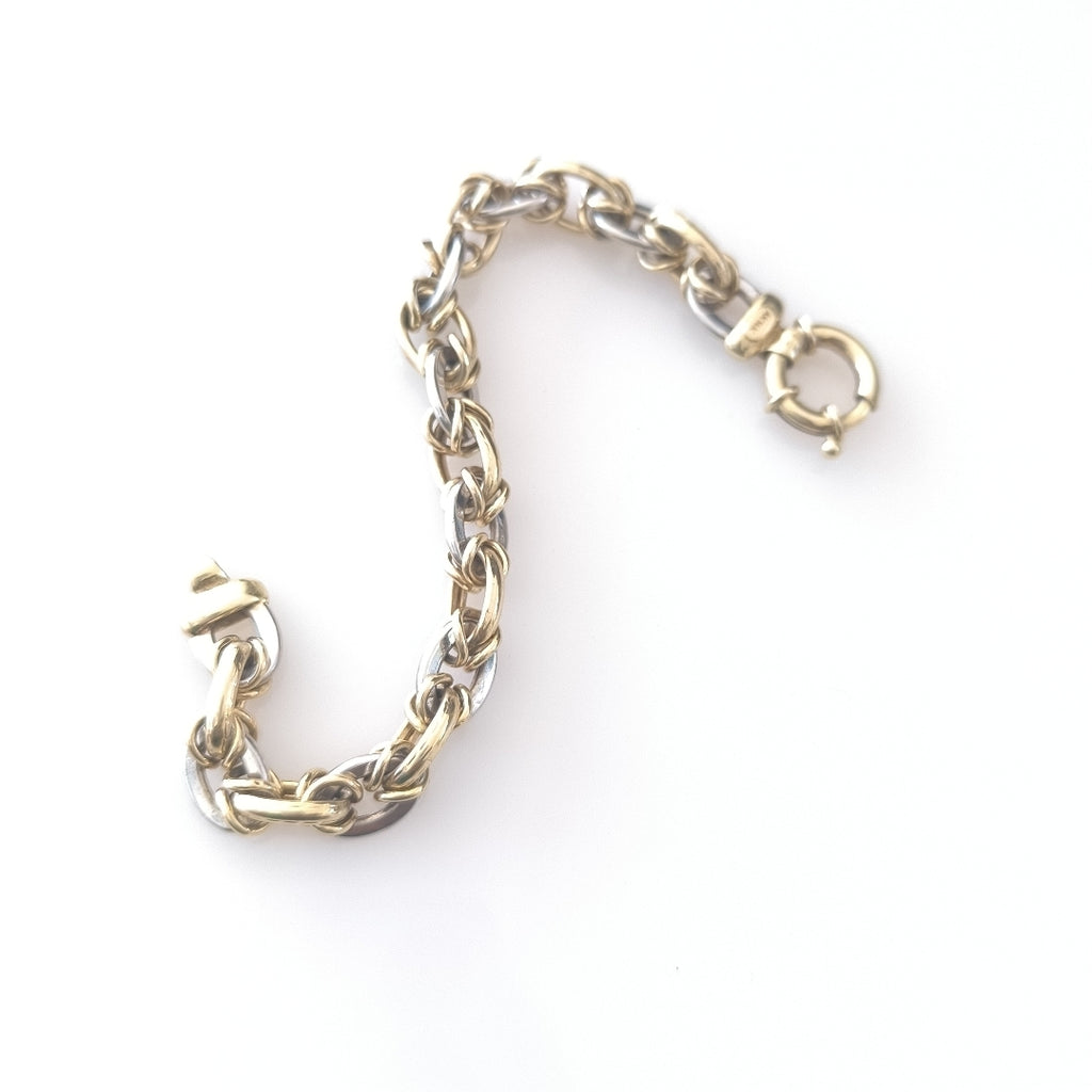 CADENA,PULSERA ORO 14 K 14,10 GRMS (SEMINUEVO)