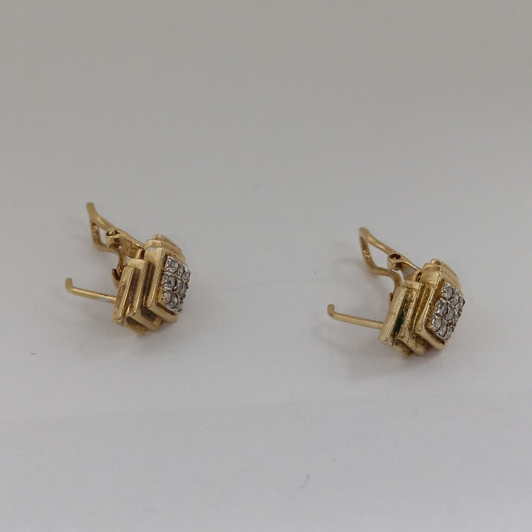 ARETES PAR ORO 14 K 5.6 GRMS (SEMINUEVO)