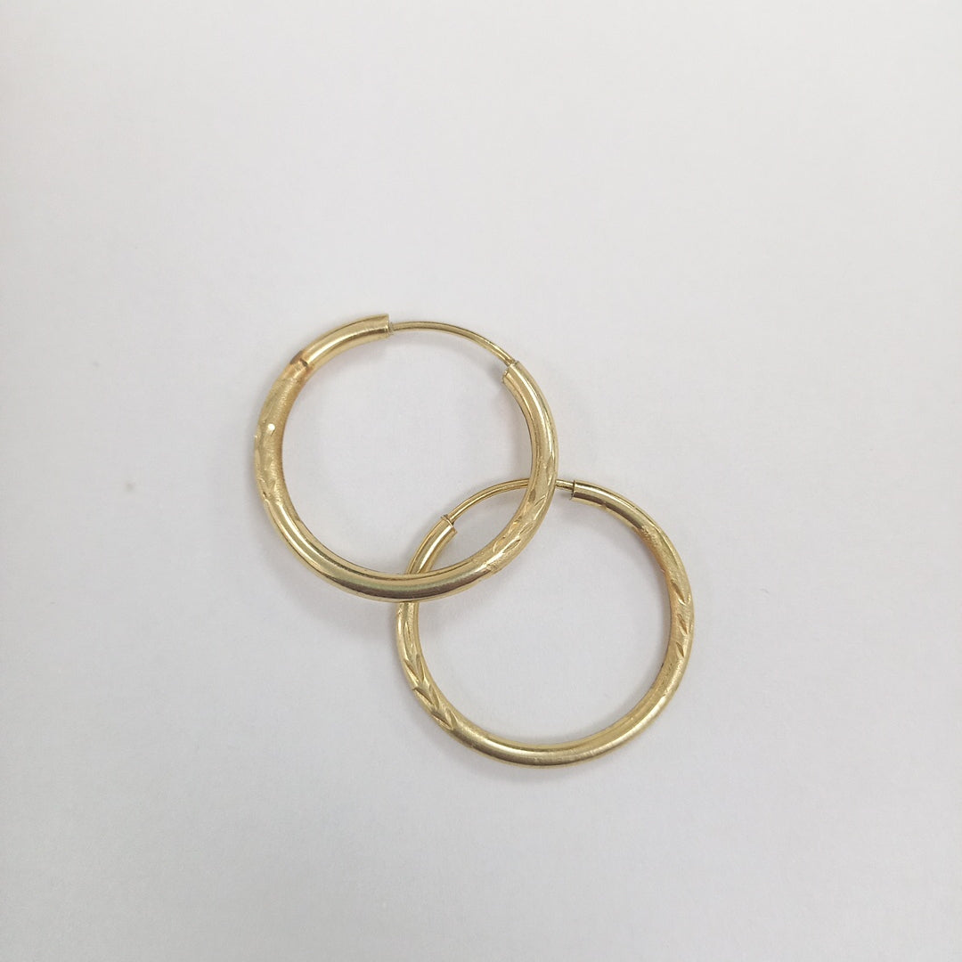 ARRACADAS PAR ORO 14 K 1.3 GRMS (SEMINUEVO)