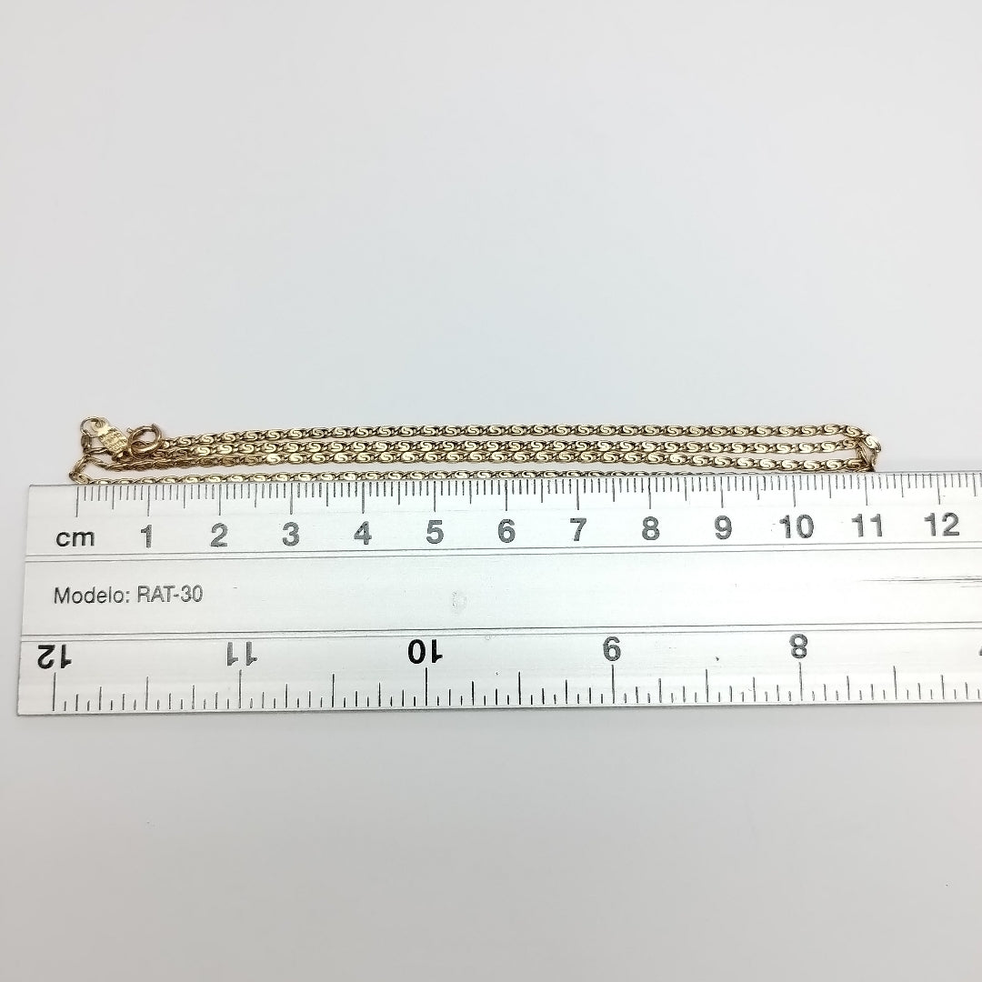 CADENA ORO 14 K 3.9 GRMS (SEMINUEVO)