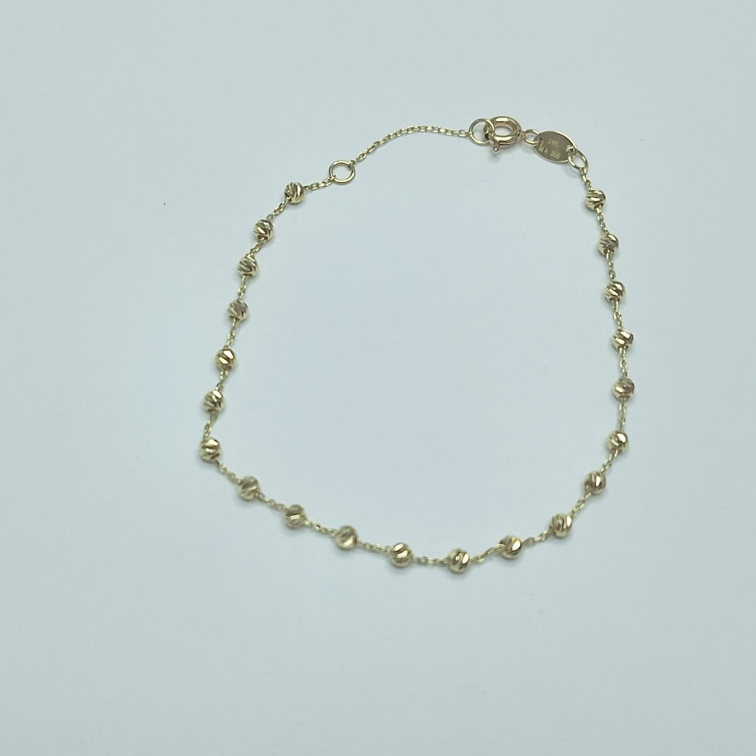 PULSERAS DAMA ORO 14K 1.2 (NUEVO)
