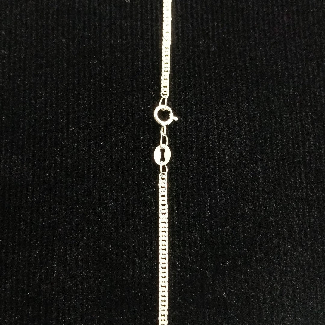CADENA BARBADA PLATA .925 50 CM 4.12 GR (NUEVO)