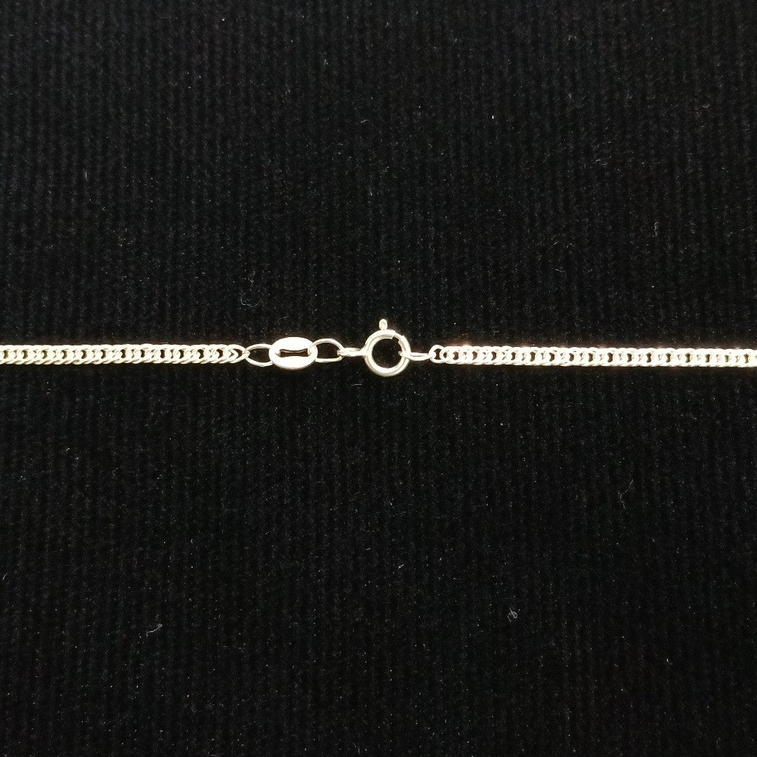 CADENA BARBADA PLATA .925 50 CM 4.12 GR (NUEVO)