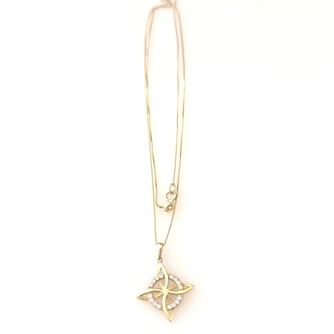 CADENA, DIJE ORO 14 K 4.4 GRMS (SEMINUEVO)