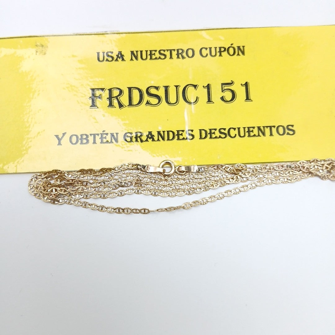 CADENA ORO 14 K 2.3 GRMS (SEMINUEVO)