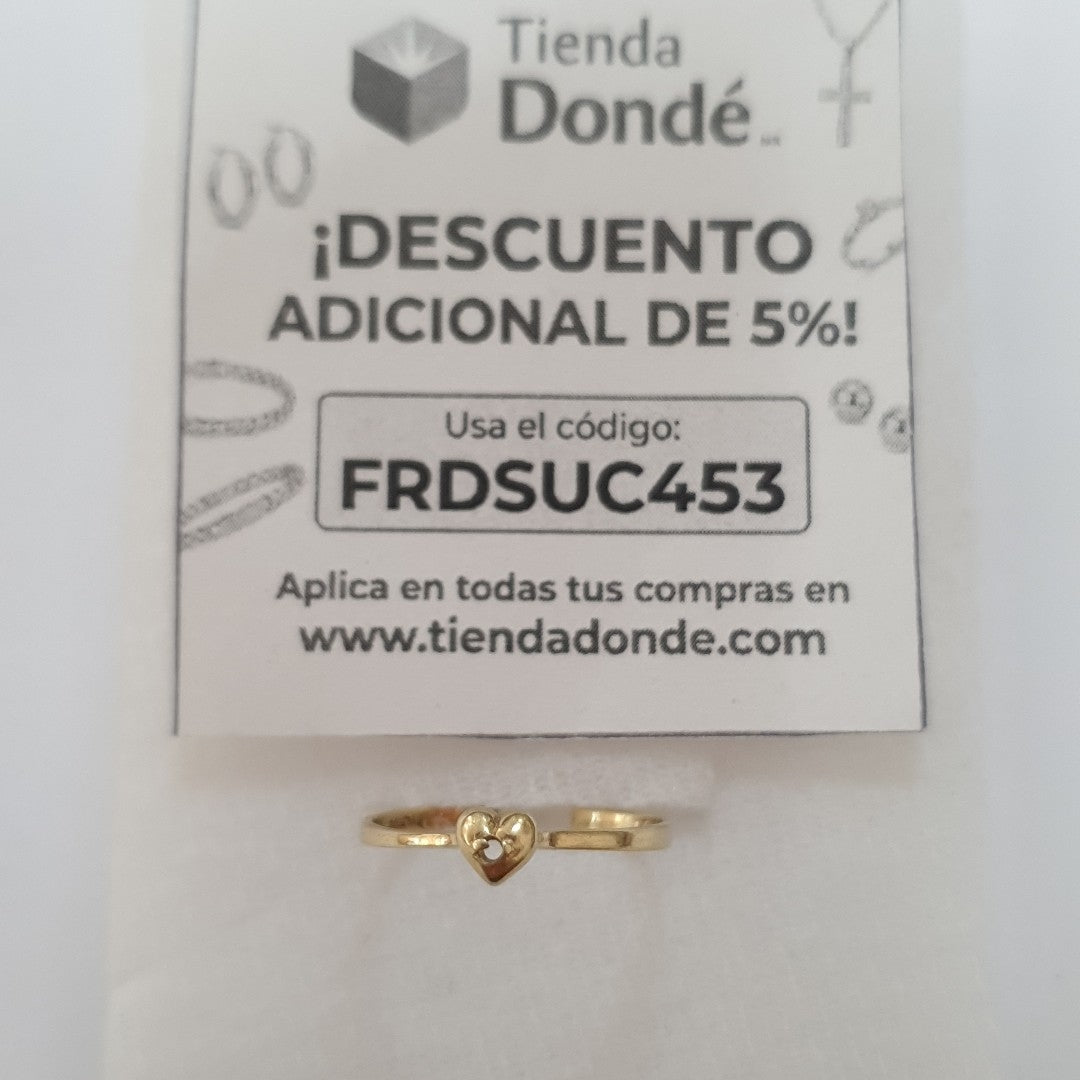 ANILLITO ORO 10 K 0.9 GRMS (SEMINUEVO)