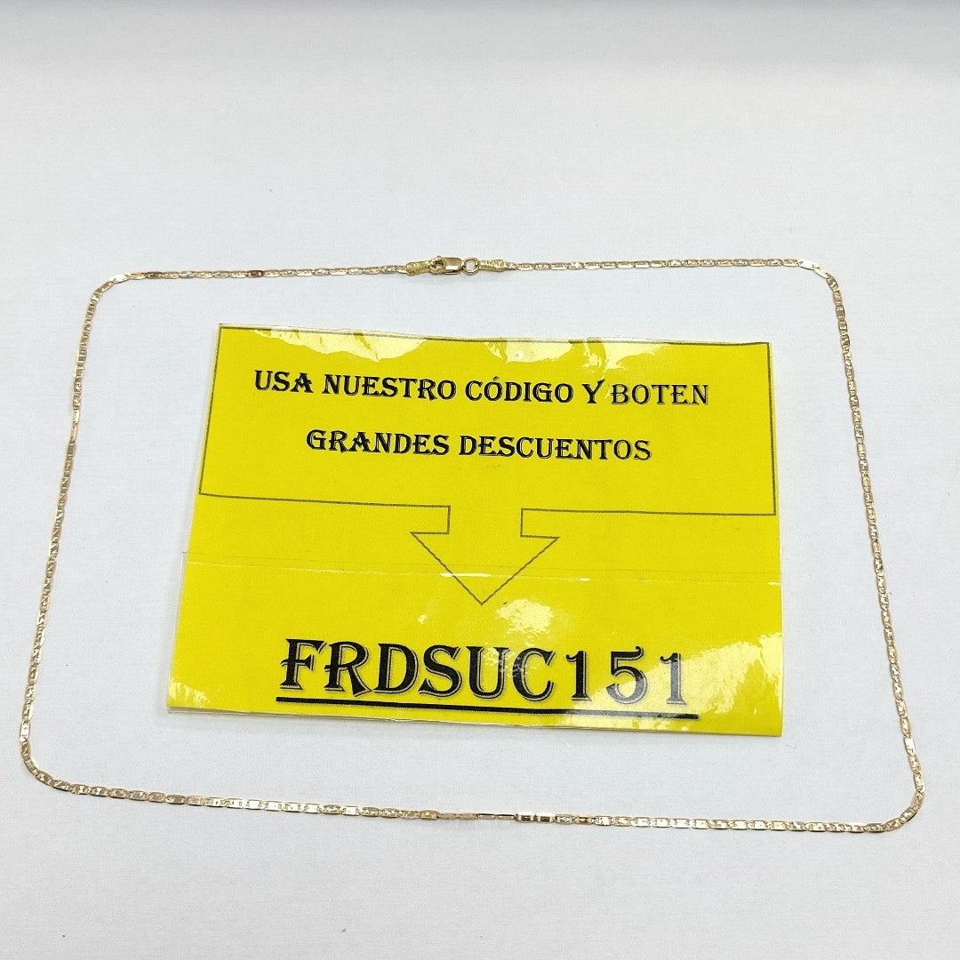 CADENA ORO 14 K 1.9 GRMS (SEMINUEVO)