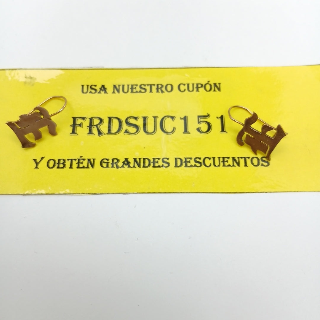 ARETES PAR ORO 8 K 2 GRMS (SEMINUEVO)