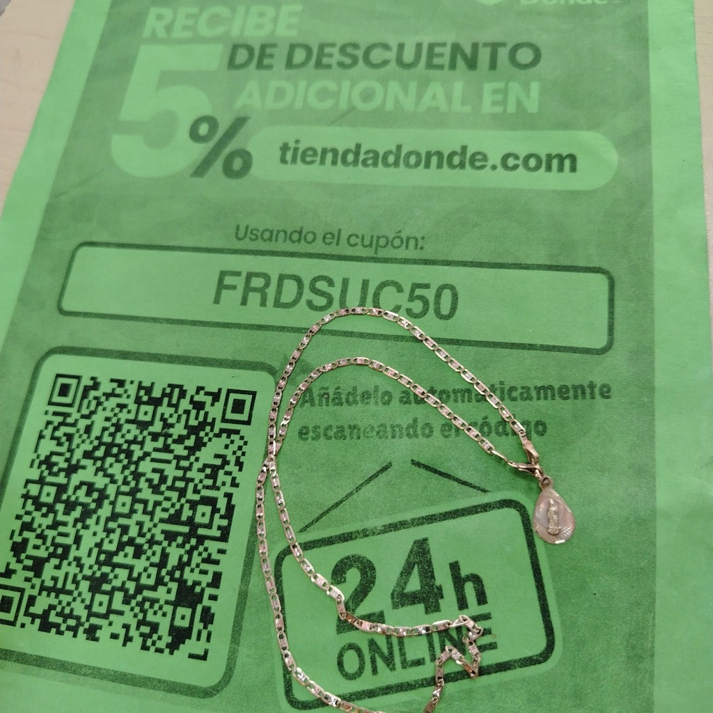 CADENA ORO, ORO COMBINADO 10 K 3.4 GRMS (SEMINUEVO)