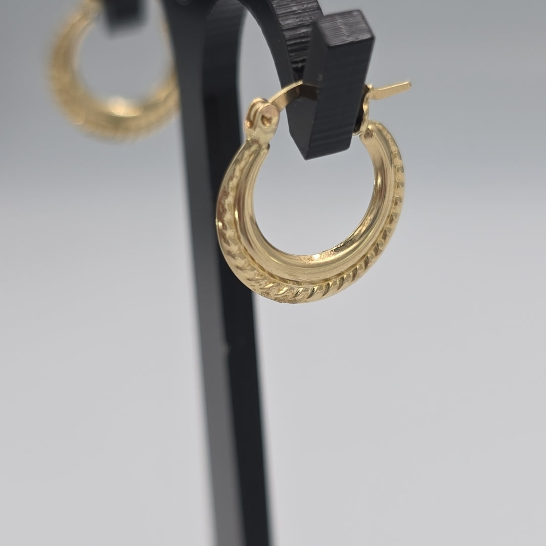 ARRACADAS ORO 14K 0.7 (NUEVO)