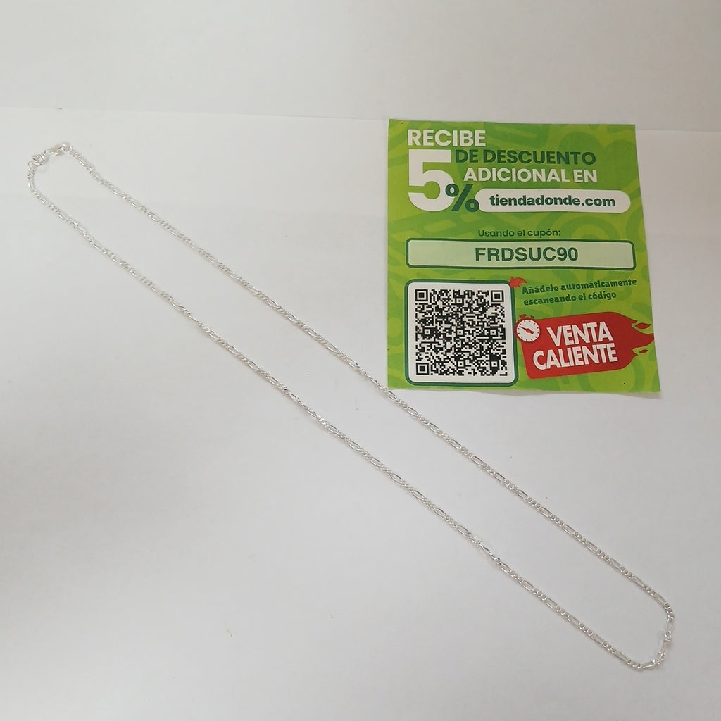 CADENA 3X1 PLATA .925 55 CM 3.52 GR (NUEVO)