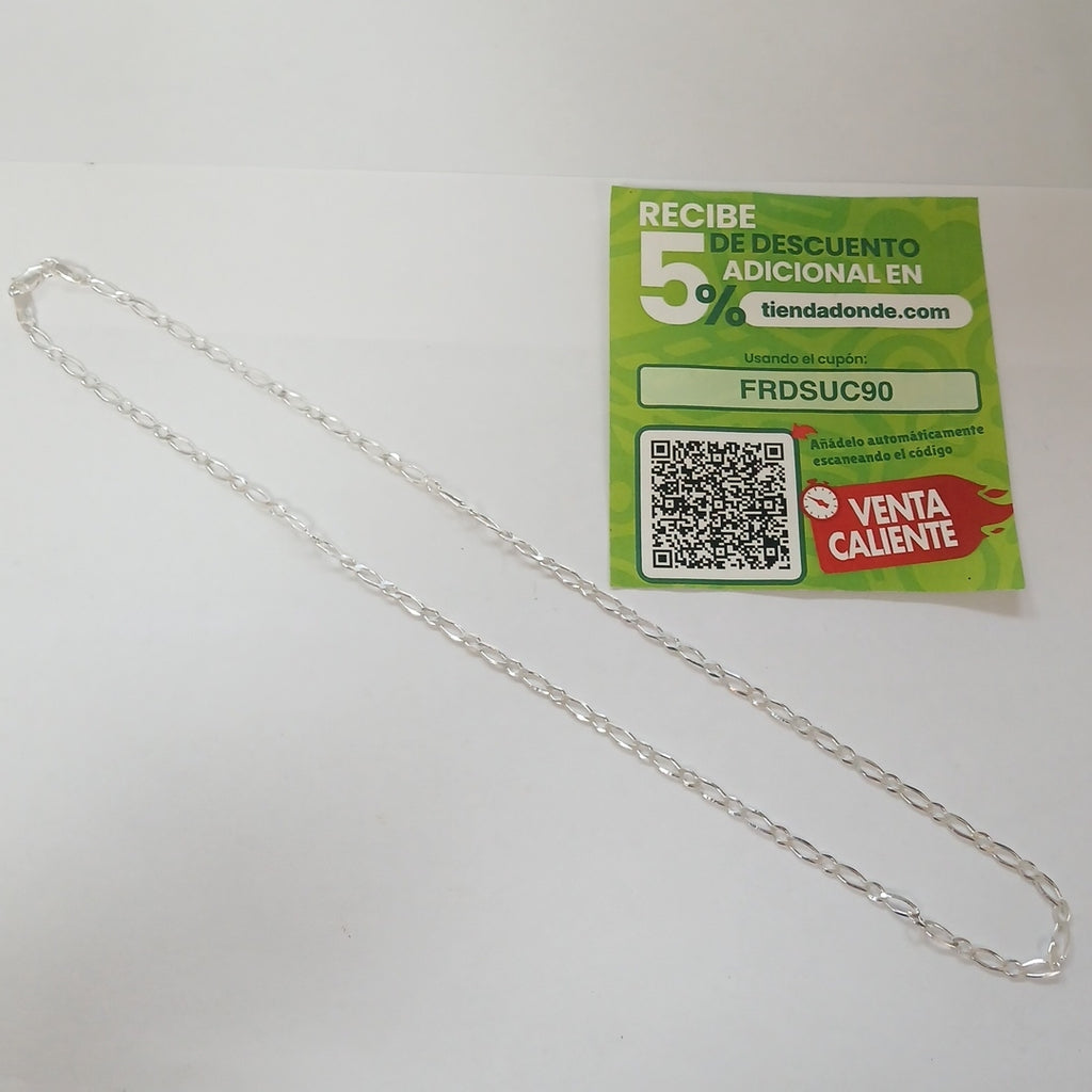 CADENA 1X1 PLATA .925 55 CM 6.62 GR (NUEVO)